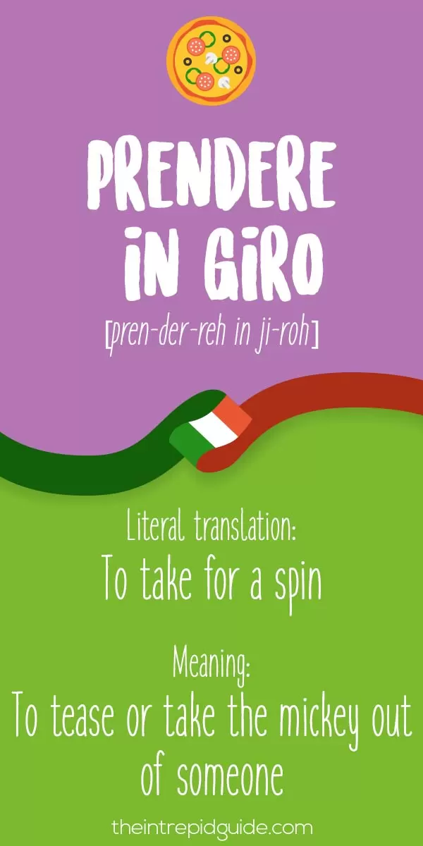 Italian Expressions Prendere in giro