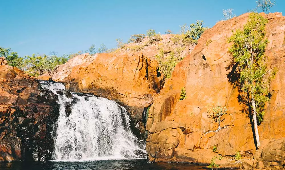 Darwin to Alice Springs Road Trip - Swim in Edith Falls