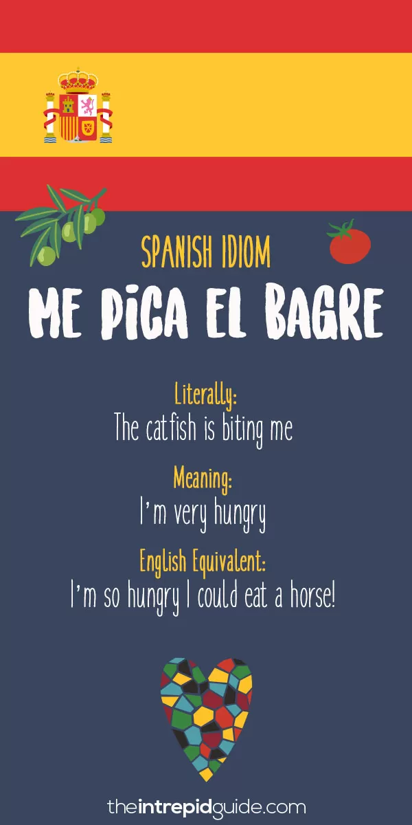 Spanish Idioms - Me pica el bagre