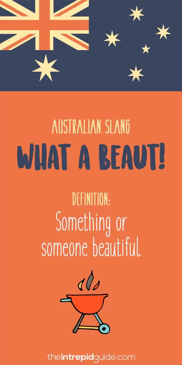 australian slang - what a beaut