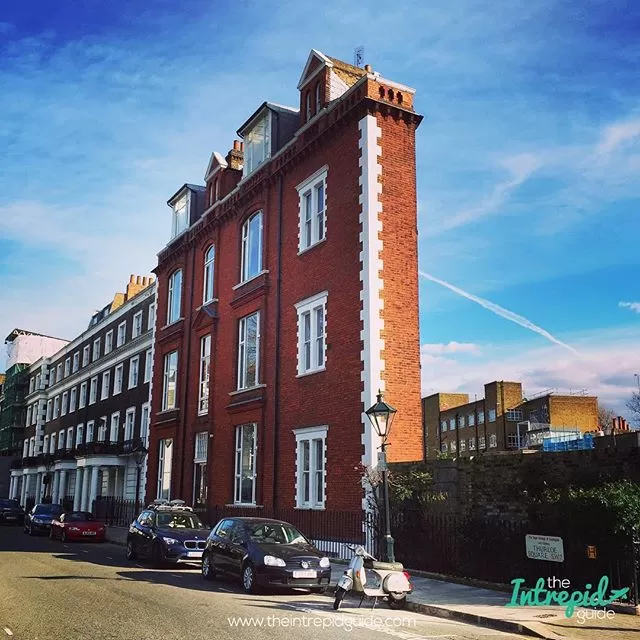 Unusual Things to do in London - Skinny House - 5 Thurloe Square