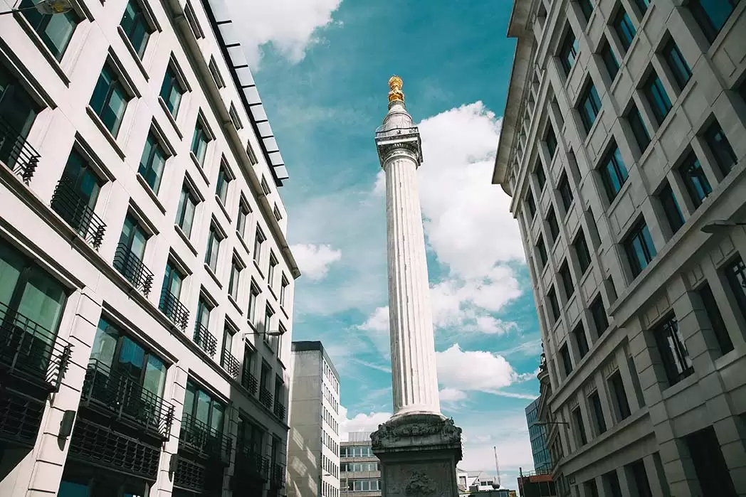 Unusual things to do in London - climb the monument