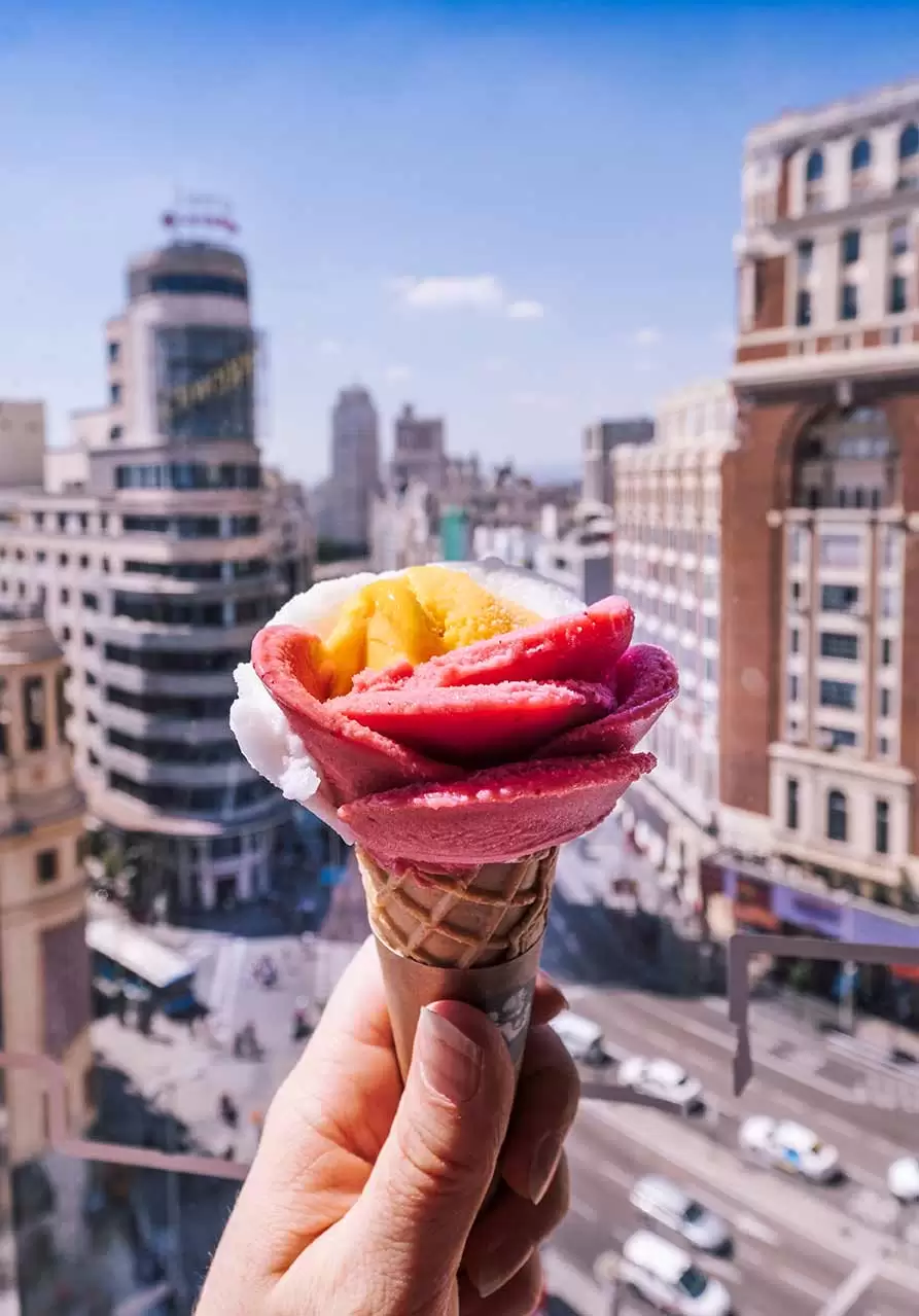 Best things do to in Madrid - Go to el corte ingles for ice-cream
