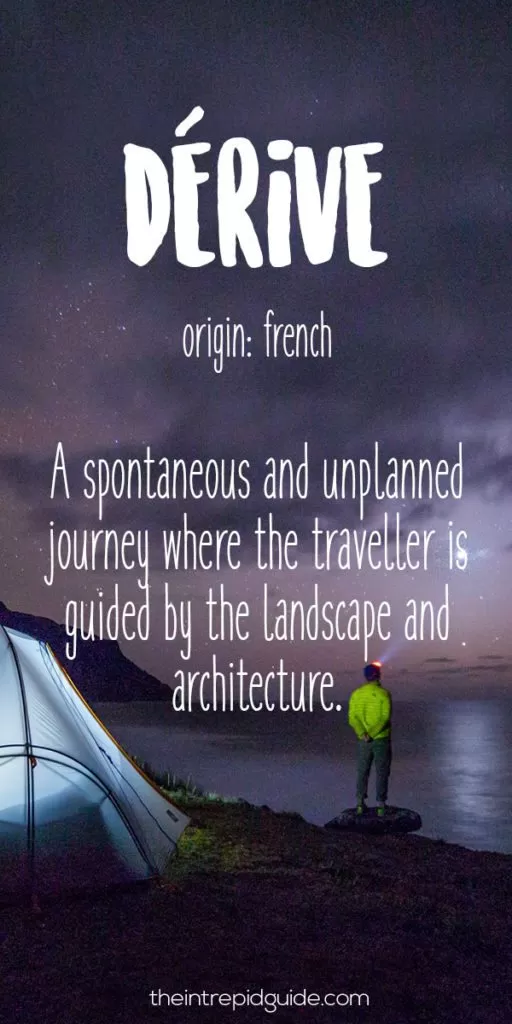 travel words with s