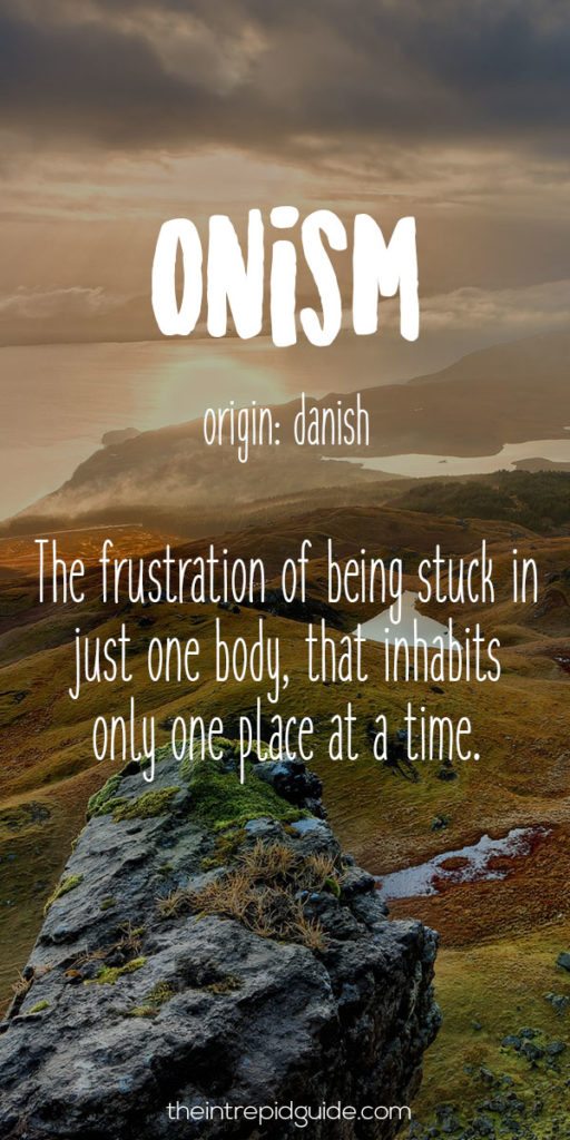 Travel Words Onism