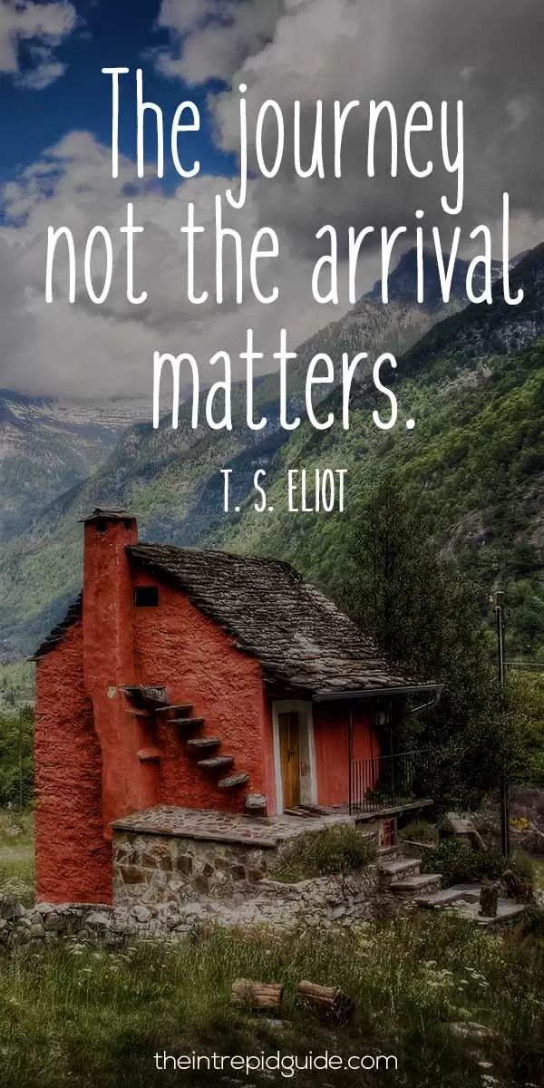 best inspirational travel quotes in 2022 - The journey, not the arrival matters. – T. S. Eliot