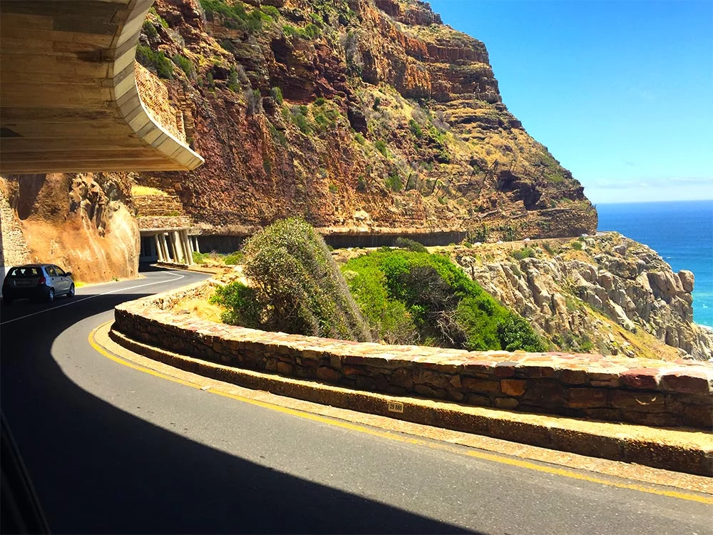 things you must do in cape town south africa - Hout Bay Cliff Road Cape Town