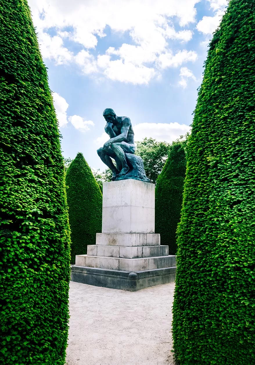 paris itinerary 4 days - what to do in paris in 4 days - rodin museum the thinker
