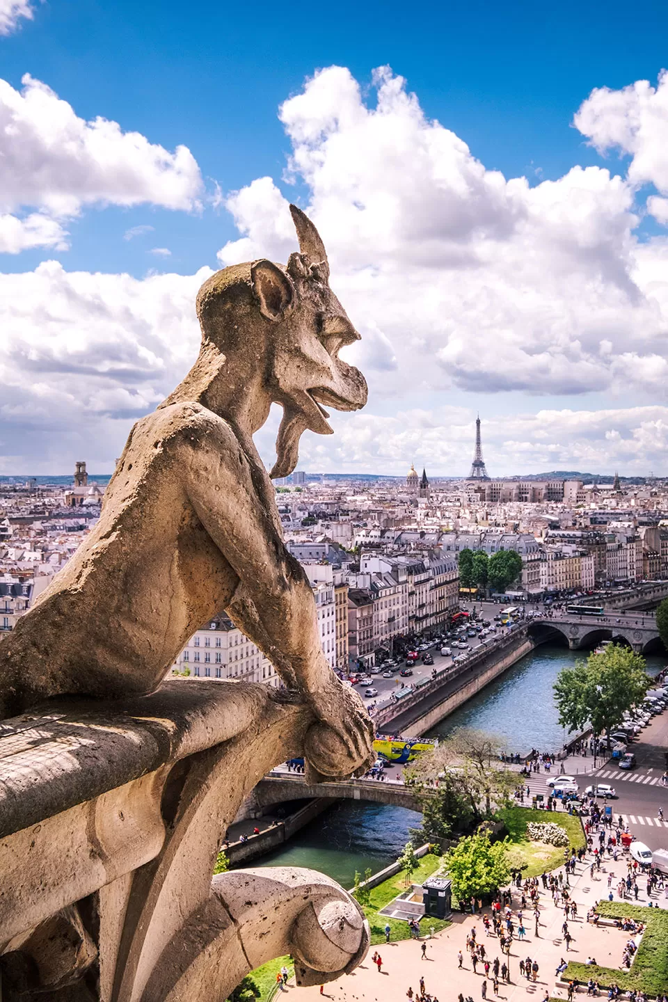 paris itinerary 4 days - what to do in paris in 4 days - view from notre dame