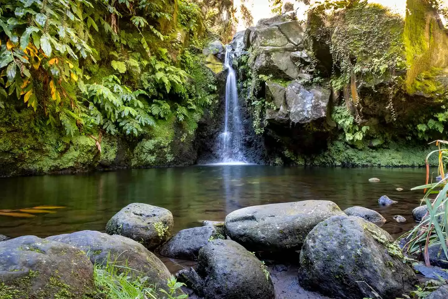 sao miguel island azores travel guide Ribeira dos Caldeiroes waterfall