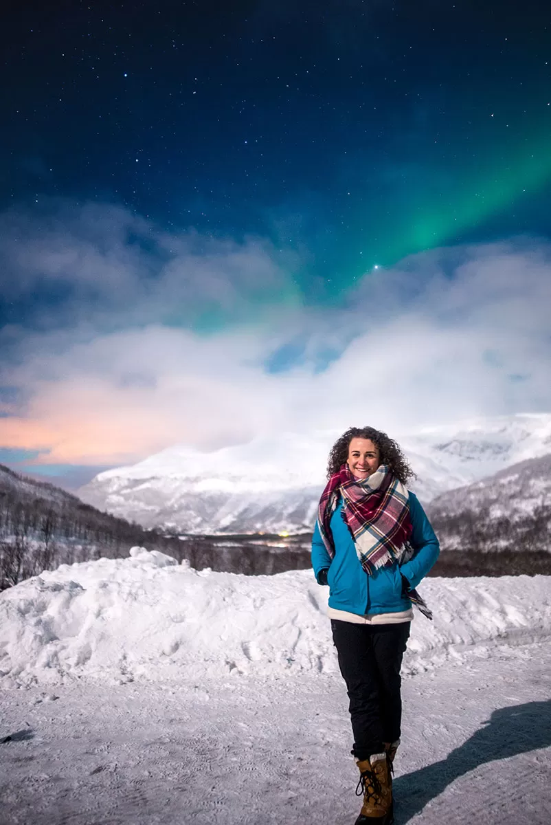Tromso Northern Lights Tour - Aurora Borealis portrait