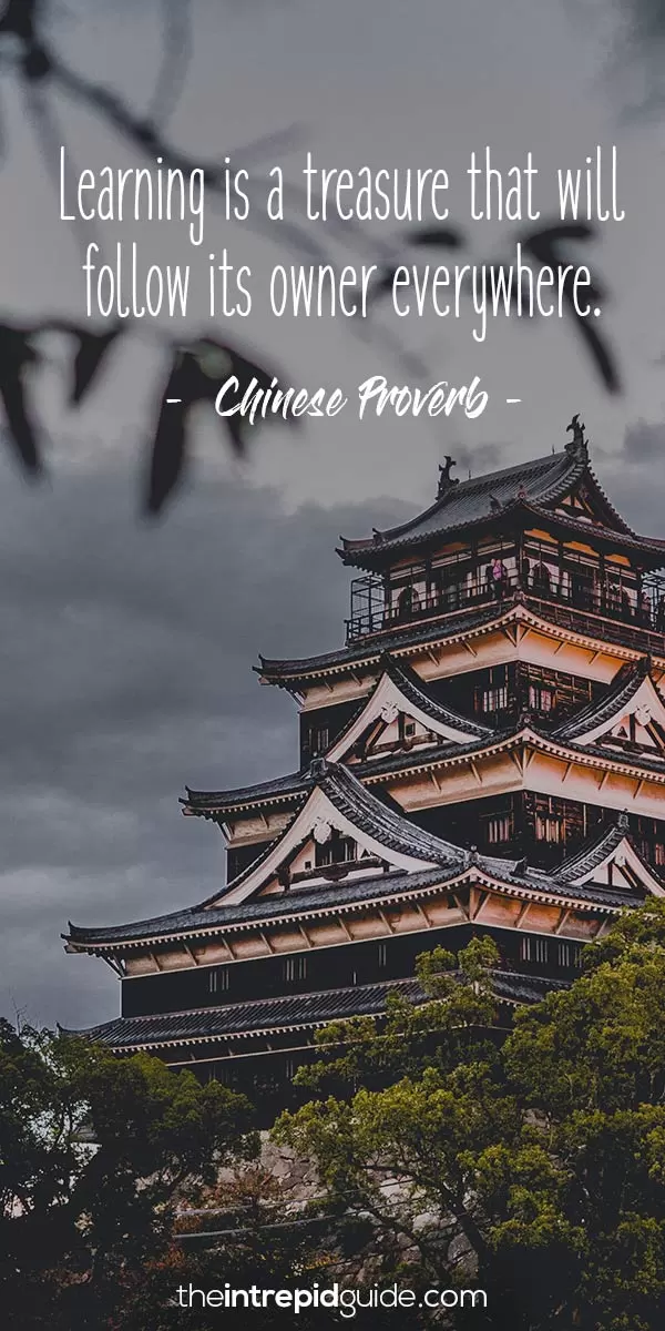 Inspirational quotes for language learners - Chinese Proverb