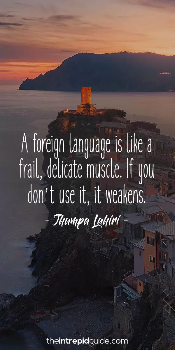 Inspirational quotes for language learners - Jhumpa Lahiri