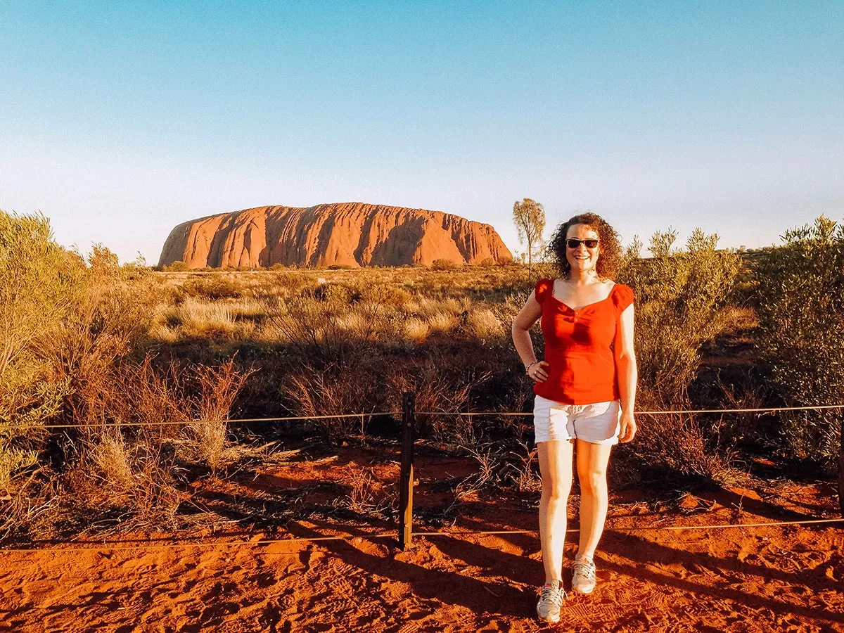 Darwin to Alice Springs road trip - Sunset at Uluru