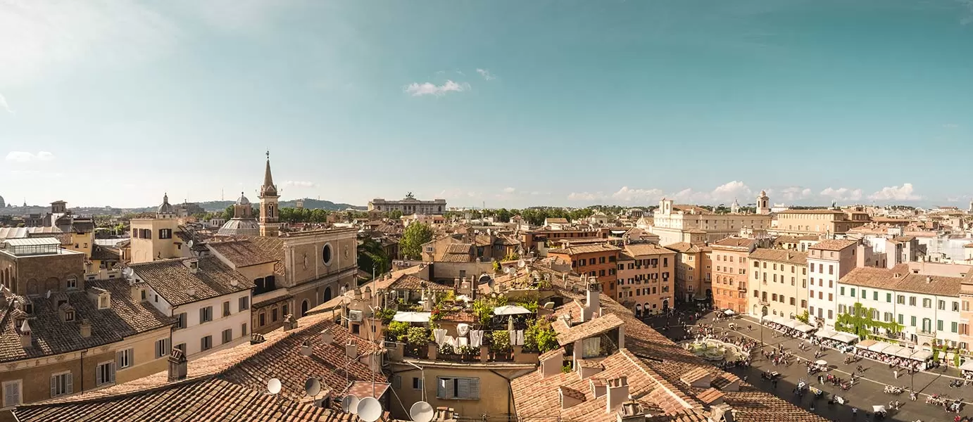 best views of Rome - Eitch Borromini Piazza Navona Panorama