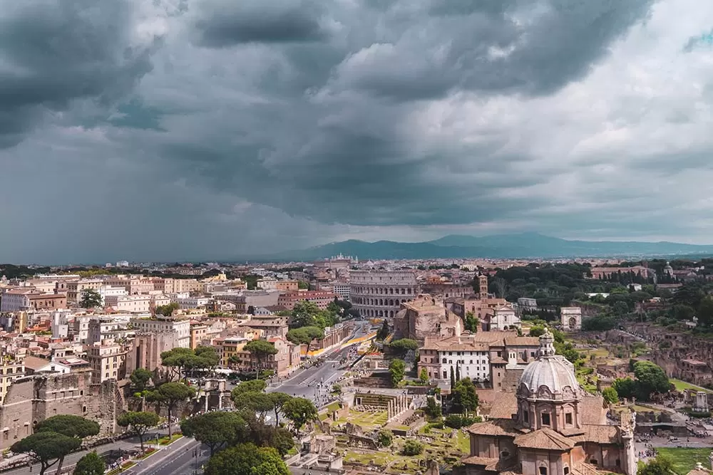 best views of Rome - Il Vittoriano Terrace - Monument Vittorio Emanuele II
