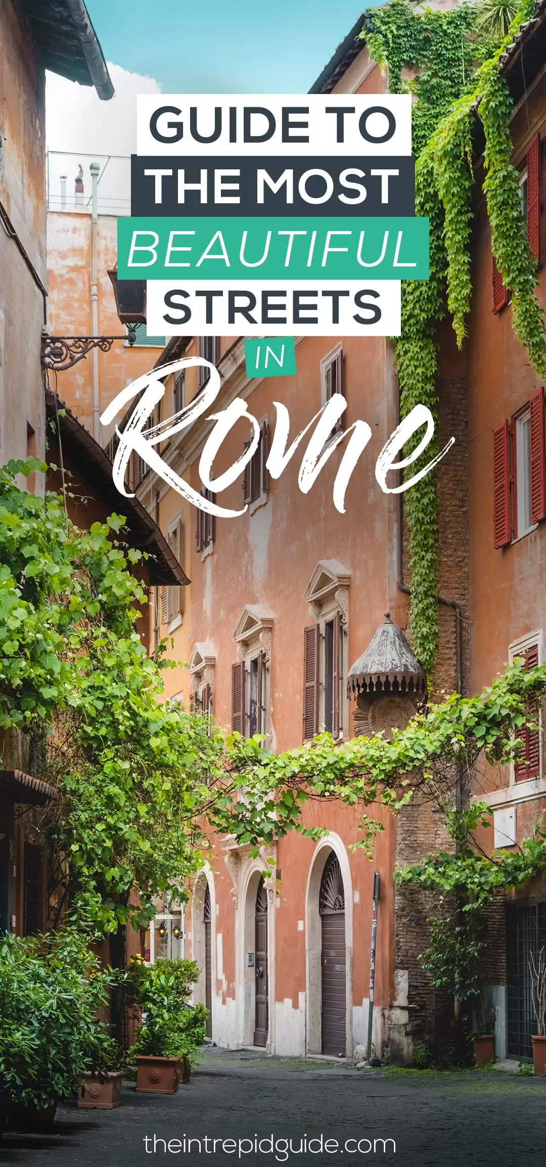 Trastevere walking tour - The Most Beautiful Streets in Rome (itinerary with map)