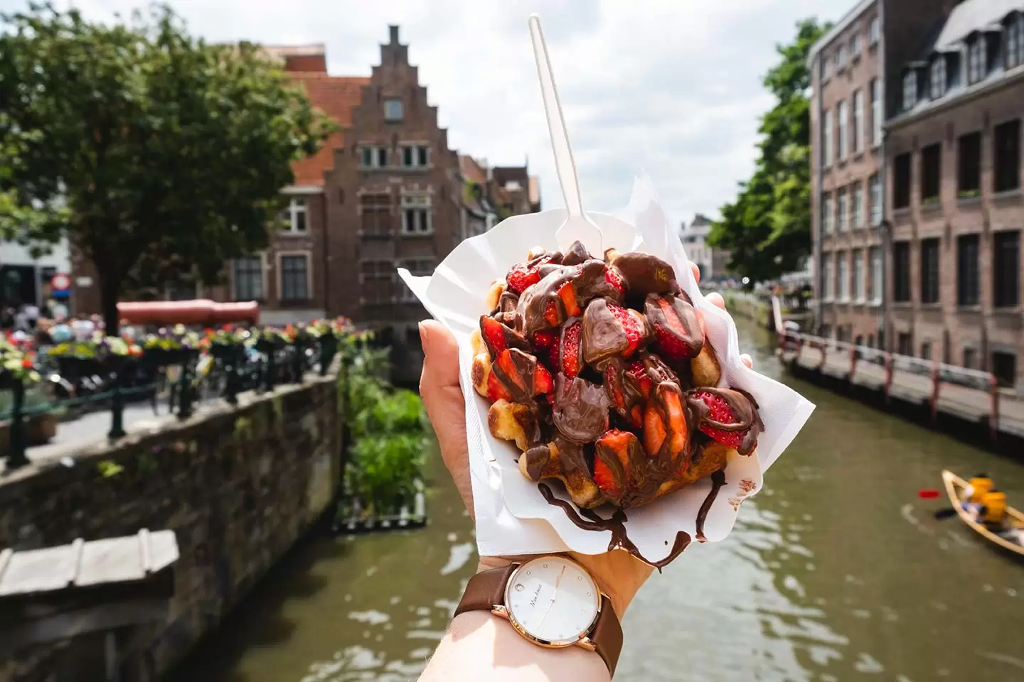 Ghent day trip itinerary - Things to See-in Ghent in One Day Itinerary - Eat Waffles