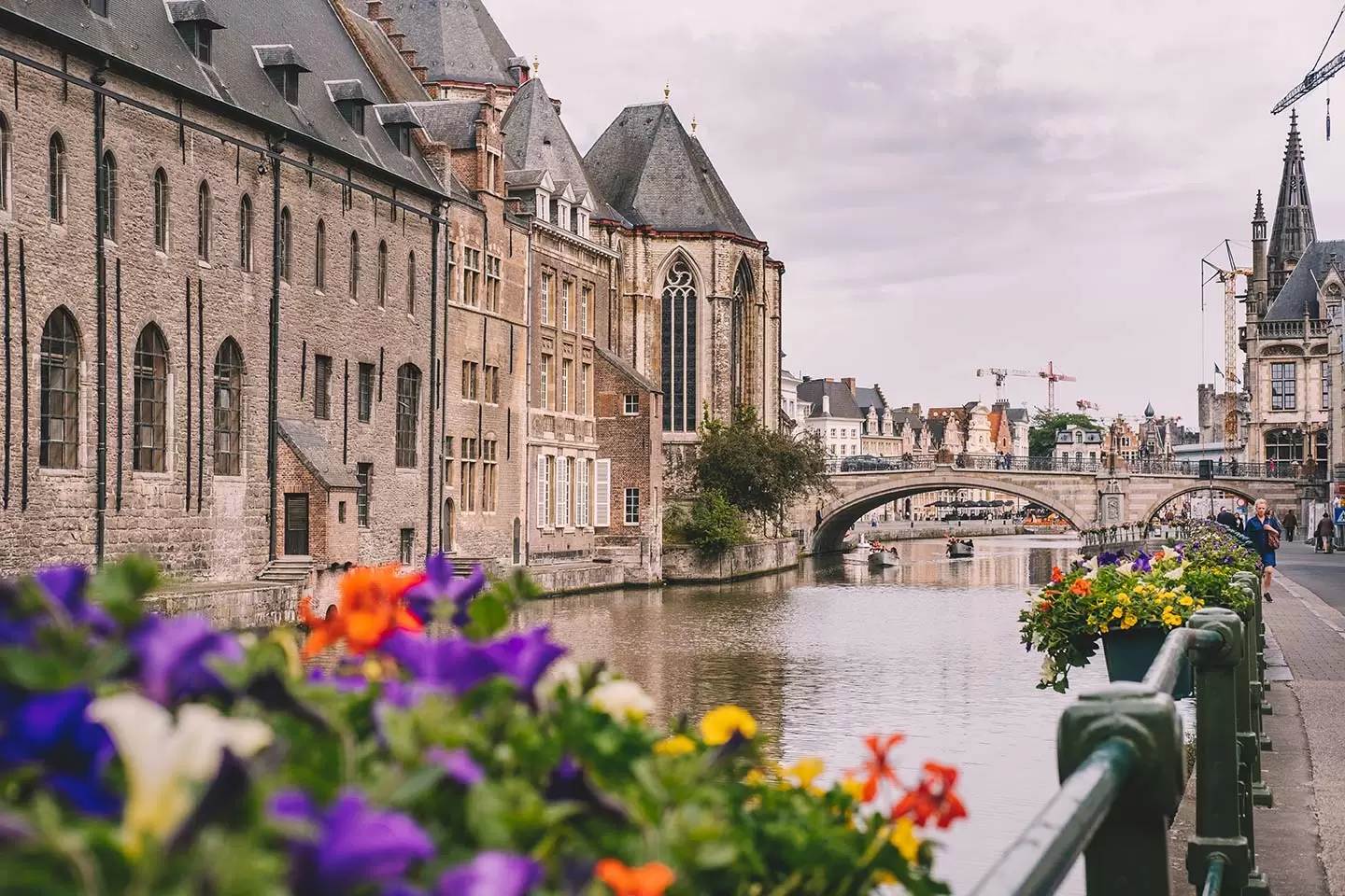 Ghent day trip itinerary - Things to See-in Ghent in One Day Itinerary - St Michaels Bridge Sint-Michielsbrug