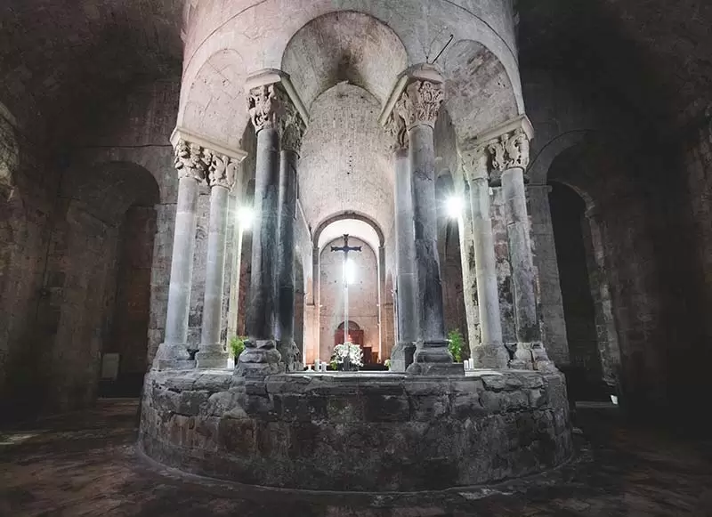 Best things to do in Costa Brava - Besalú Inside Saint Peter of Besalú