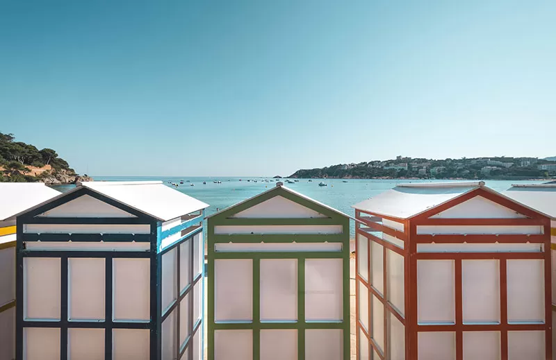 Best things to do in Costa Brava - S'Agaró beach huts
