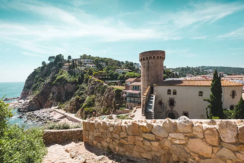 Best things to do in Costa Brava - tossa de mar view of Platja d'es Codolar