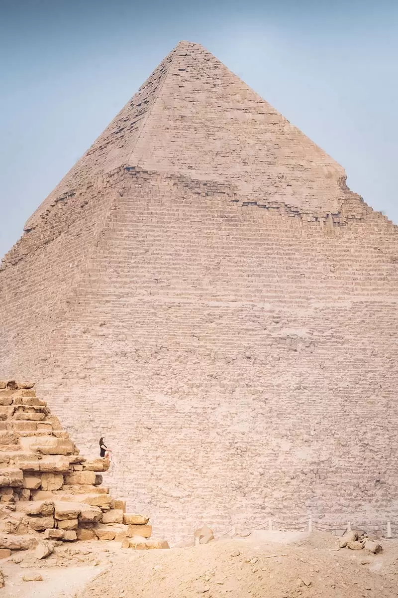 Egypt Travel Tips - Pyramid of Khafre and satellite pyramid