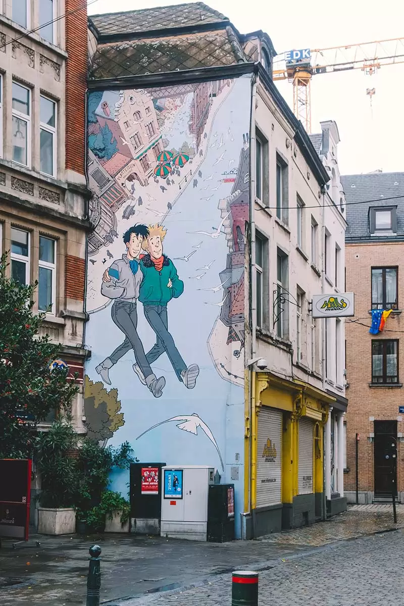 Two days in Brussels Itinerary - Brussels Comic Book Route - Brussels Comic Book Route of Broussaille