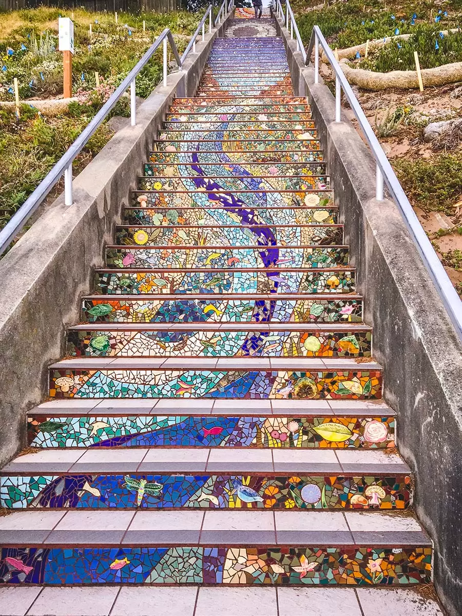16th Avenue Tiled Steps - Fun Things to do in San Francisco - 4 Day Itinerary