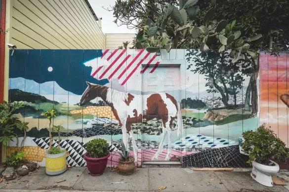 4 Days in San Francisco Itinerary - Balmy Alley Mural Horse