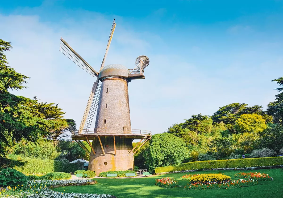 Dutch Windmill in Golden Gate Park - Things to do in San Francisco - 4 Day Itinerary