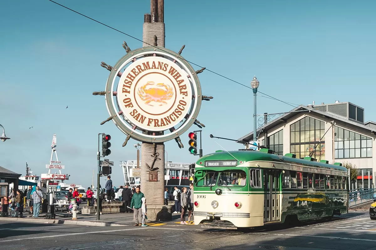 Fisherman's Wharf Street Car - Fun Things to do in San Francisco - 4 Day Itinerary