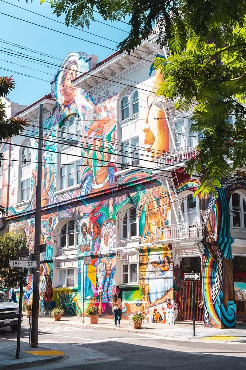 4 Days in San Francisco Itinerary - Mission District Women's Building MaestraPeace Mural
