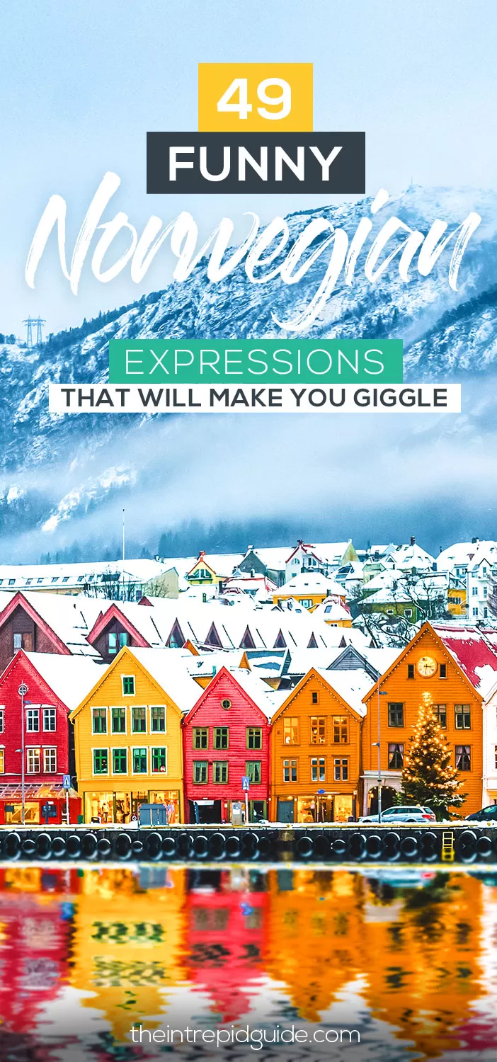 49 Funny Norwegian idioms, Phrases and Sayings