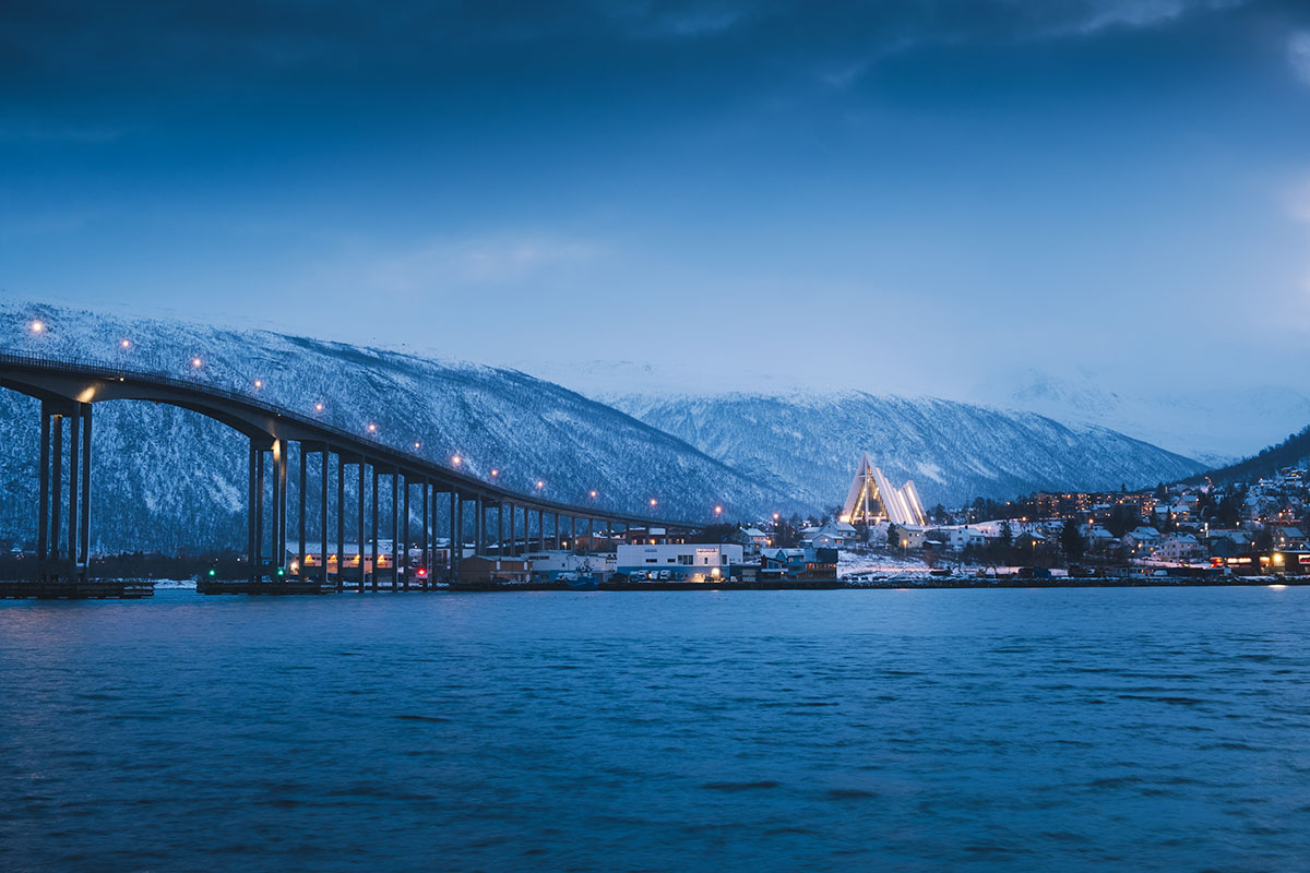 Best Things to do in Tromso in Winter - Arctic Cathedral Bridge and Water