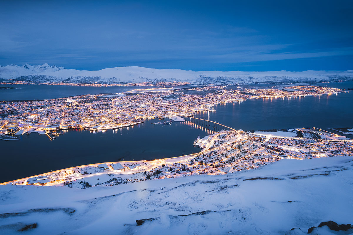 Best Things to do in Tromso in Winter - Fjellheisen during Polar Night