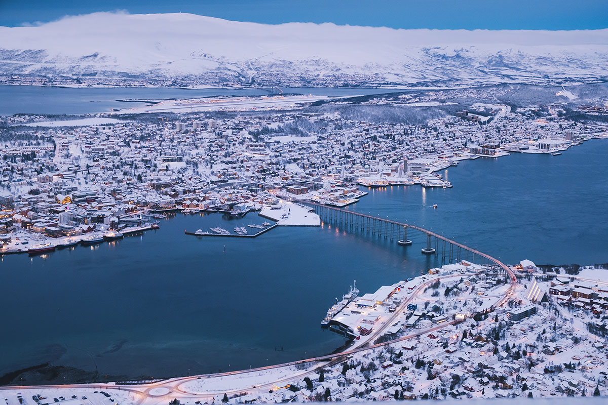 Best Things to do in Tromso in Winter - View from Fjellheisen