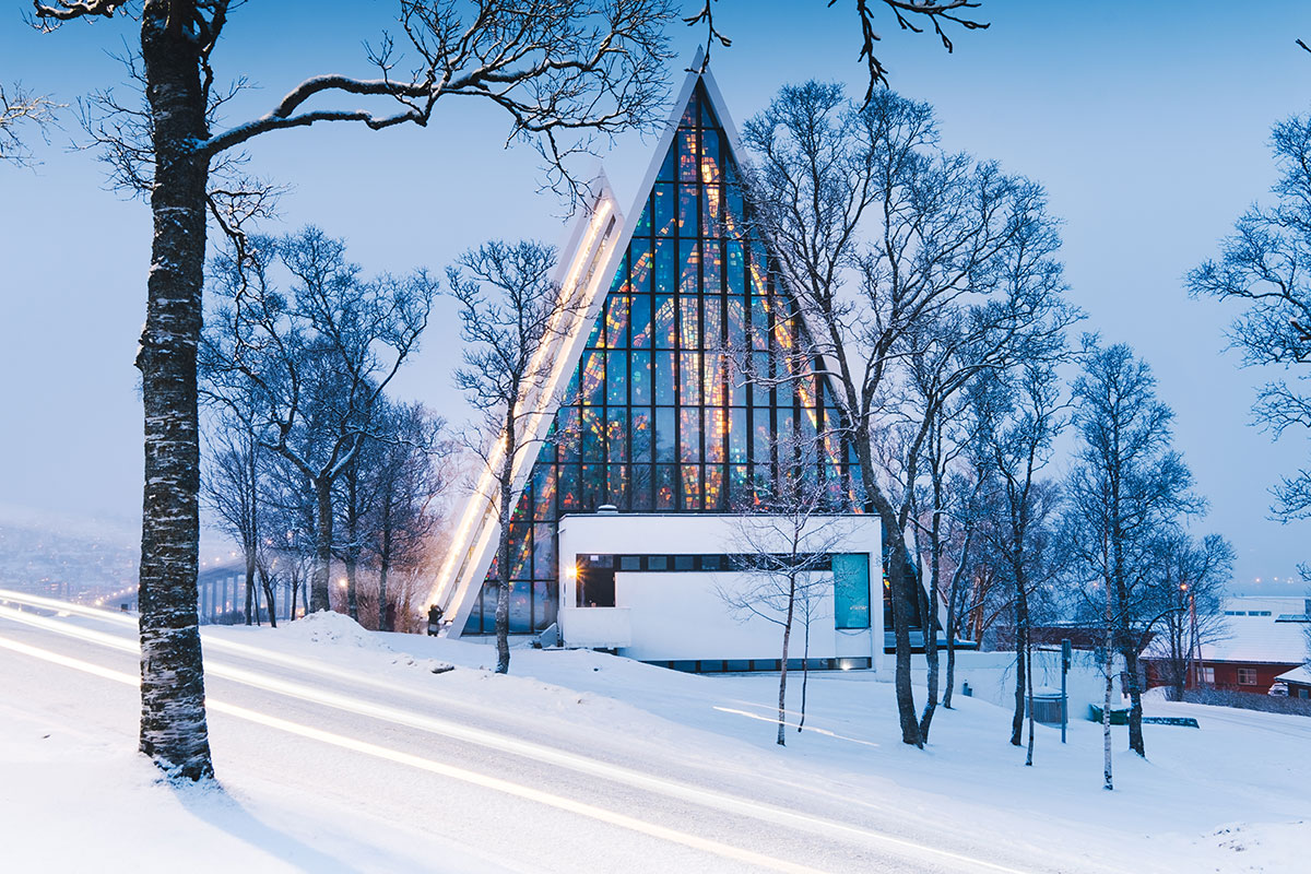 Best Things to do in Tromso in Winter - Arctic Cathedral Stain Glass