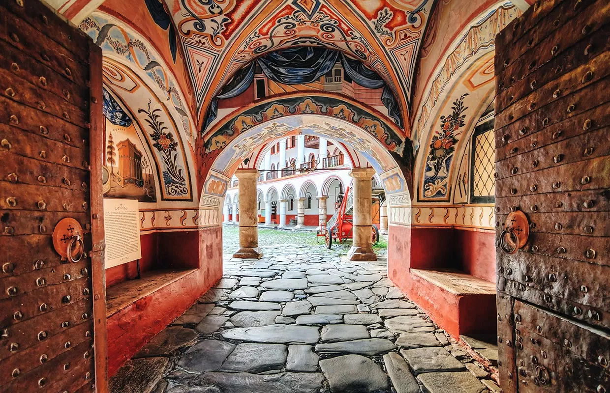 Useful Bulgarian Travel Phrases - Inside Rila Monastery