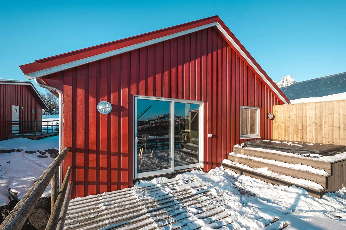 Hattvika Lodge Review Lofoten Islands Norway - Jacuzzi