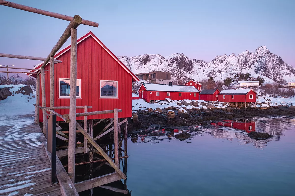Hattvika Lodge Review Lofoten Islands Norway - Sunrise