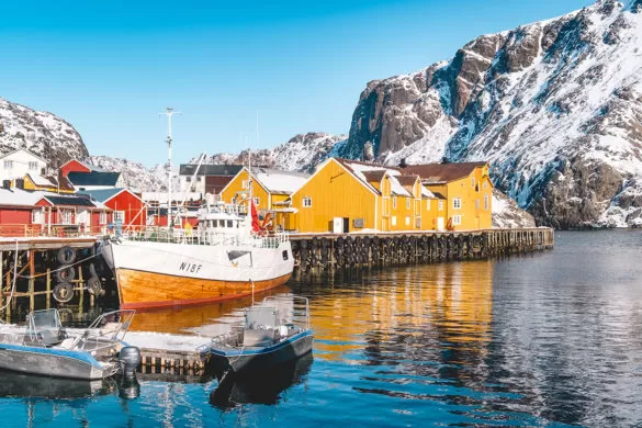 Unique Things to Do in Lofoten - Nusfjord boats