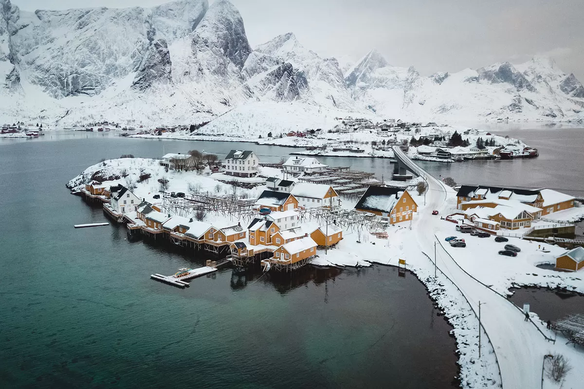 Unique Things to Do in Lofoten - Sakrisøya Drone