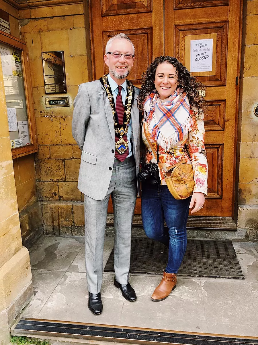 Mayor of Stratford-upon-Avon, Cllr John Bicknell 2019