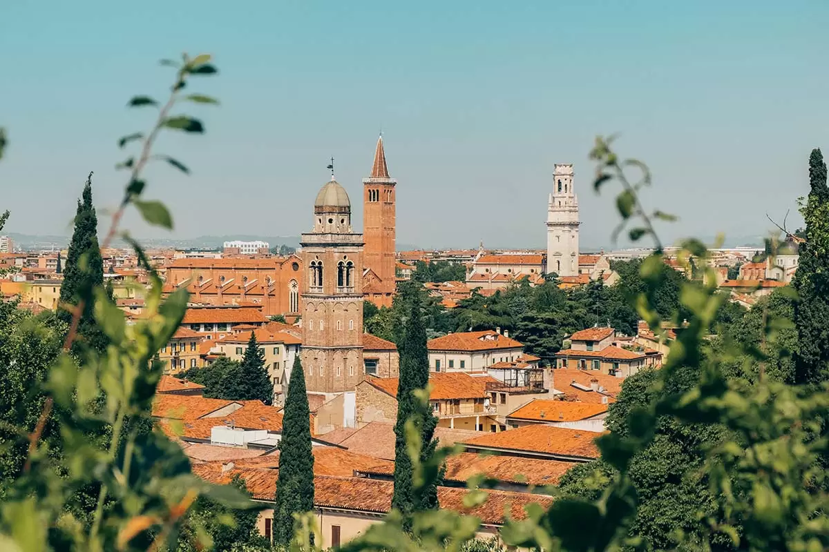 Best Things to do in Verona Italy - Giardino Giusti panorama