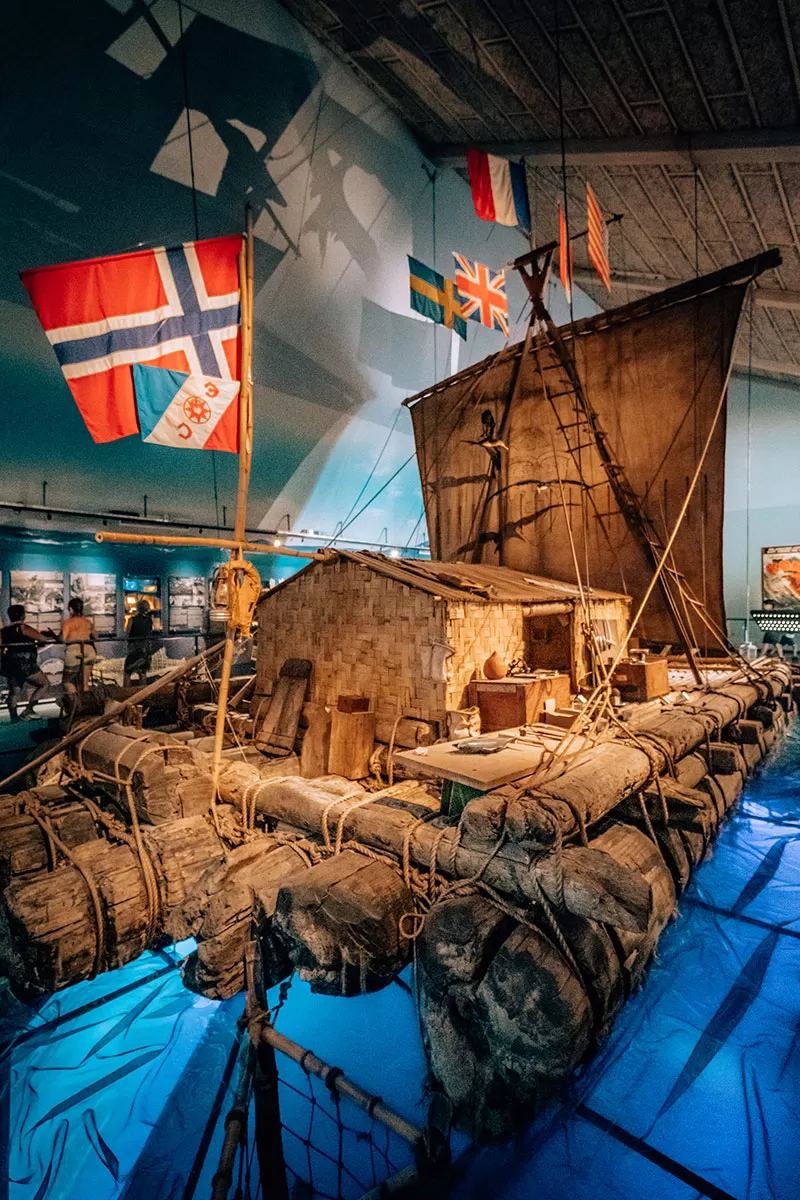 Best things to do in Oslo, Norway - Kon-Tiki Museum, back of raft