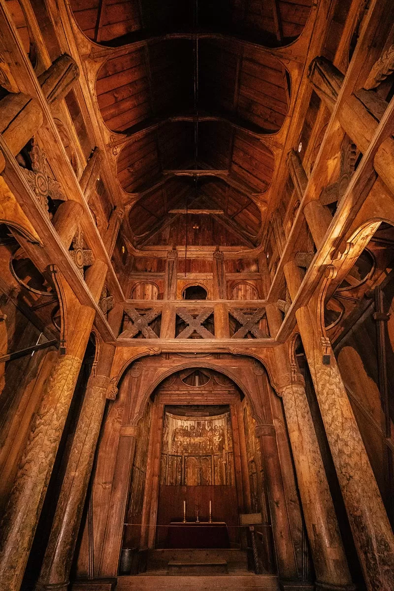 Best things to do in Oslo, Norway - Norsk Folkemuseum - Inside stave church