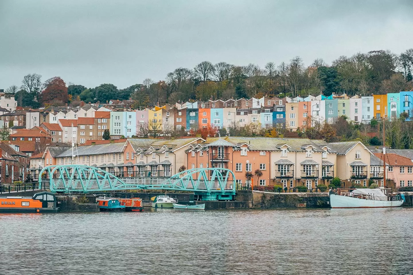 Bristol City Guide - Best Things to do in Bristol - Bristol colours houses on harbour