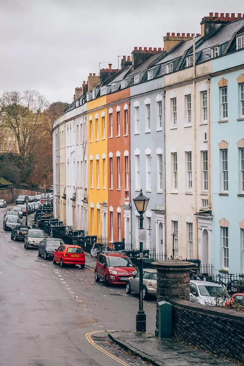 Bristol City Guide - Best Things to do in Bristol - Clifton colourful houses