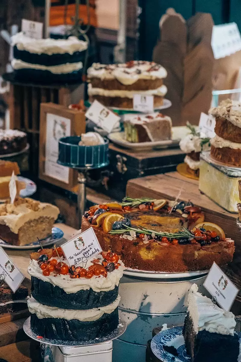 Bristol City Guide - Best Things to do in Bristol - St. Nicolas Market cakes